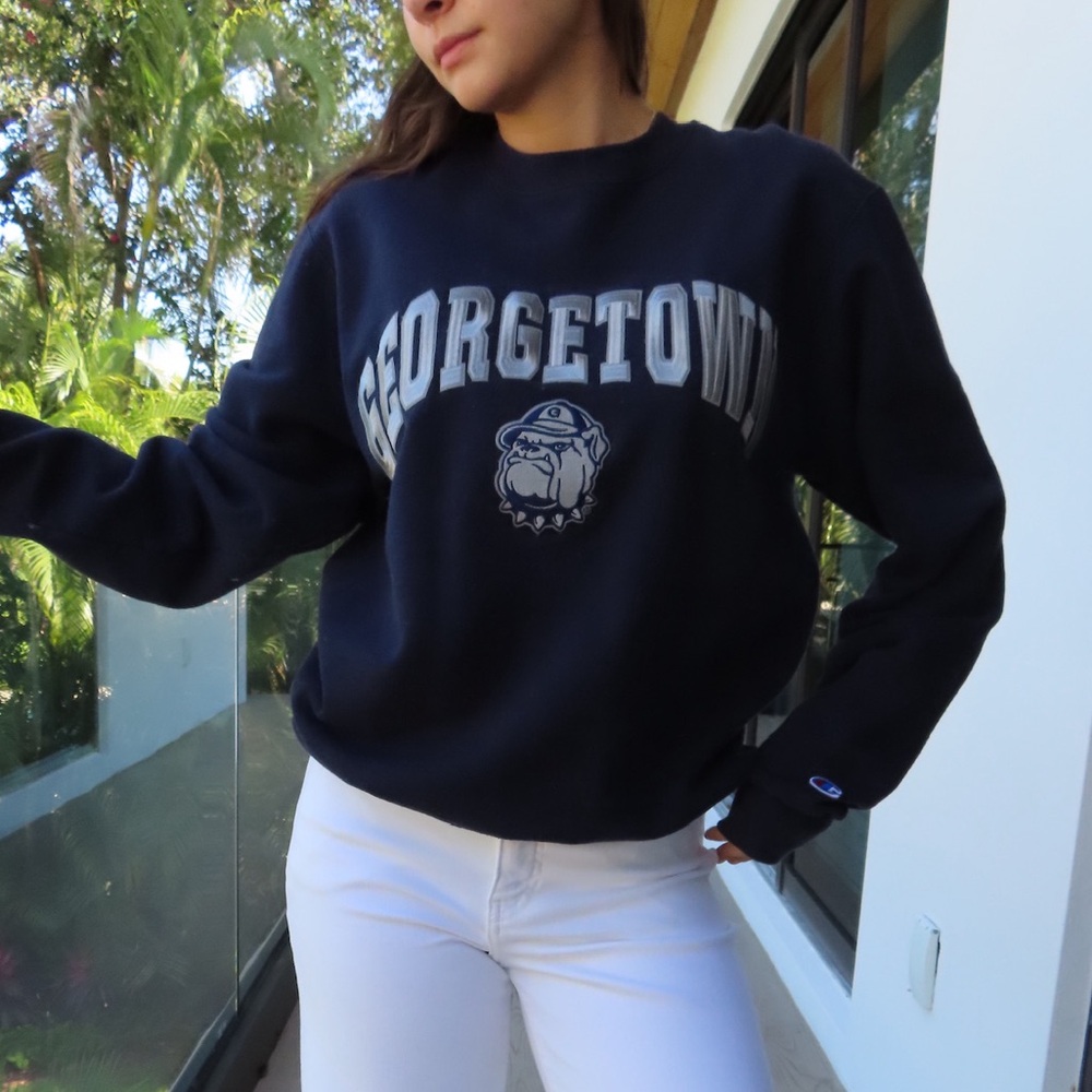 Champion Navy Georgetown Sweater
